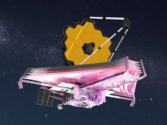 Artist conception of the James Webb Space Telescope.