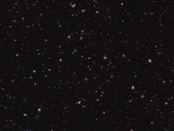 More than 45,000 galaxies are visible in this infrared image from NASA’s James Webb Space Telescope (JWST) was taken for the JWST Advanced Deep Extragalactic Survey, or JADES, program